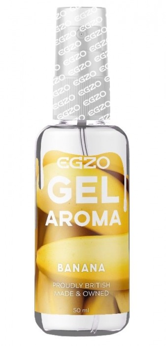 Интимный лубрикант EGZO AROMA с ароматом банана - 50 мл. - EGZO - купить с доставкой в Севастополе