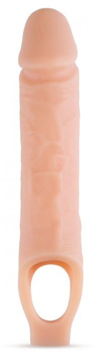 Телесный реалистичный фаллоудлинитель 10 Inch Silicone Cock Sheath Penis Extender - 25,4 см. - Blush Novelties - в Севастополе купить с доставкой