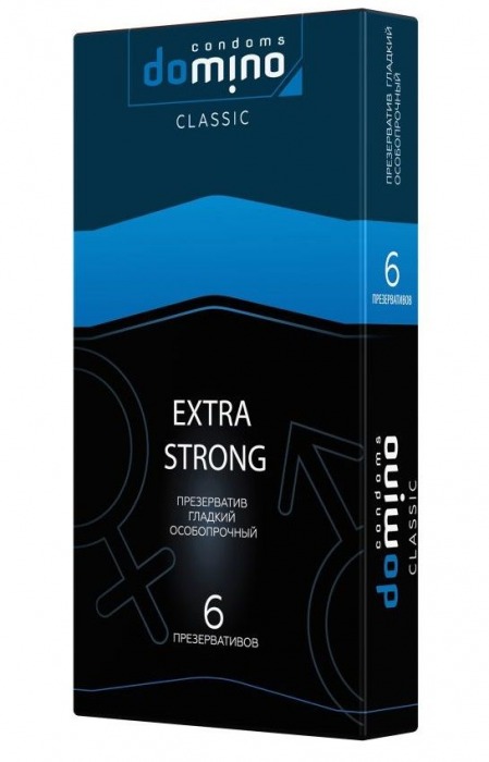 Суперпрочные презервативы DOMINO Extra Strong - 6 шт. - Domino - купить с доставкой в Севастополе