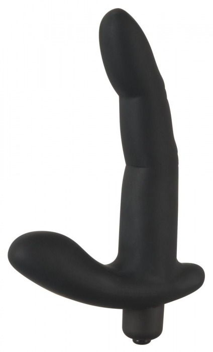 Черный вибромассажер простаты Naughty Finger Prostate Vibe - 13,8 см. - Orion - в Севастополе купить с доставкой
