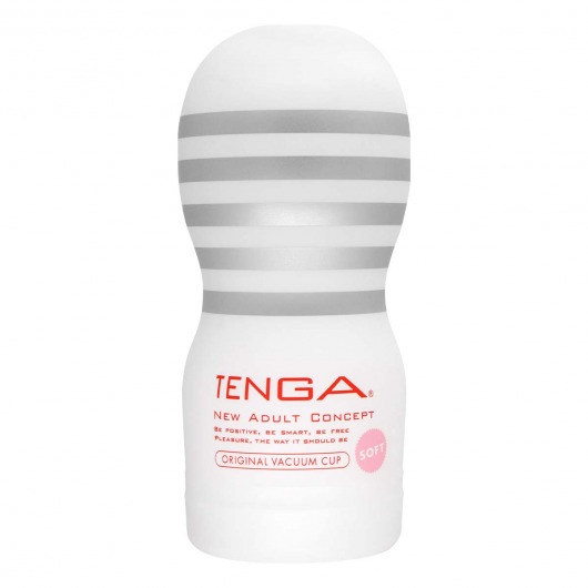 Мастурбатор TENGA Original Vacuum Cup Soft - Tenga - в Севастополе купить с доставкой