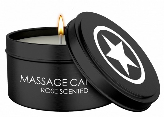 Массажная свеча с ароматом розы Massage Candle - Shots Media BV - купить с доставкой в Севастополе