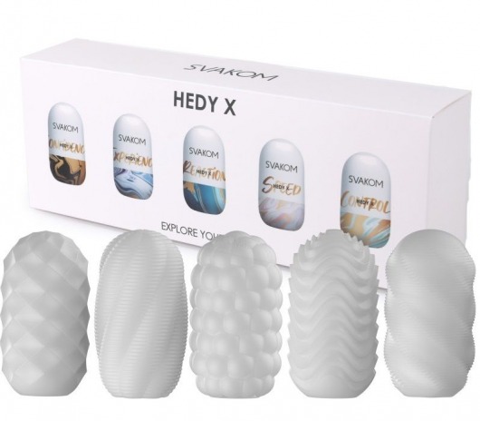 Набор из 5 мастурбаторов Hedy X5 Mixed - Svakom - в Севастополе купить с доставкой