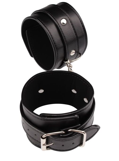 Черные оковы Classic Ankle Cuffs - Chisa - купить с доставкой в Севастополе