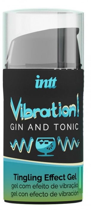 Жидкий интимный гель с эффектом вибрации Vibration! Gin   Tonic - 15 мл. - INTT - купить с доставкой в Севастополе