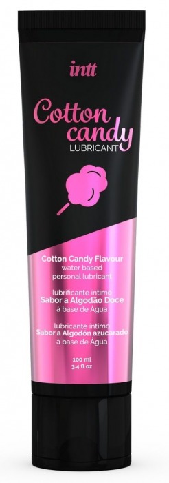 Интимный гель на водной основе Cotton Candy Lubricant - 100 мл. - INTT - купить с доставкой в Севастополе