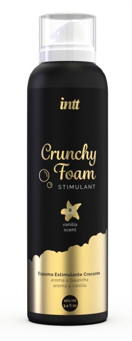 Пенка для массажа Crunchy Foam Stimulant Vanilla - 100 мл. - INTT - купить с доставкой в Севастополе