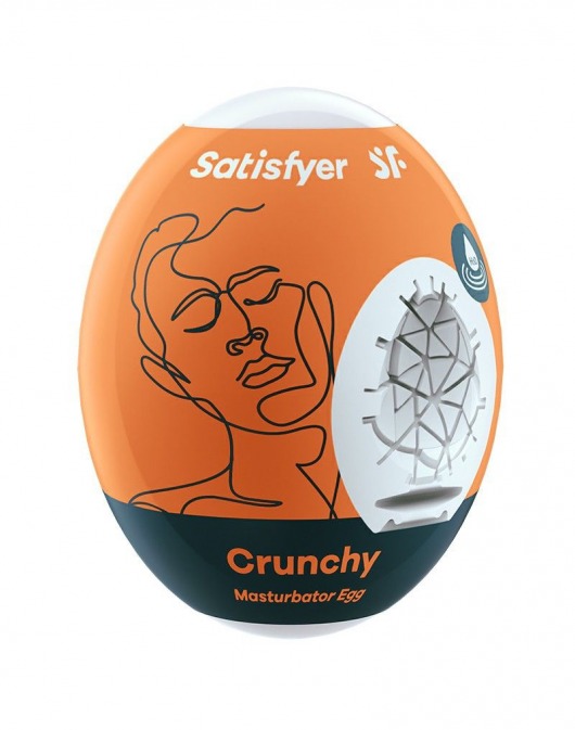 Мастурбатор-яйцо Satisfyer Crunchy Mini Masturbator - Satisfyer - в Севастополе купить с доставкой