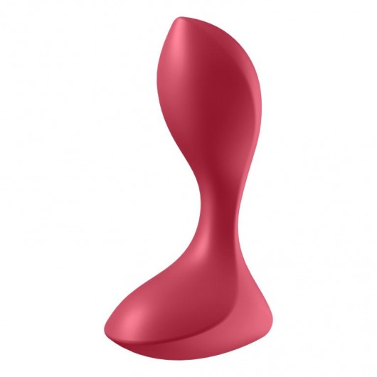 Красный вибромассажёр простаты Satisfyer Backdoor Lover - 14 см. - Satisfyer - в Севастополе купить с доставкой