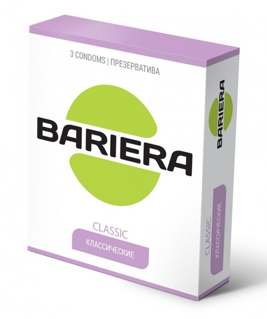 Классические презервативы Bariera Classic - 3 шт. - Bariera - купить с доставкой в Севастополе