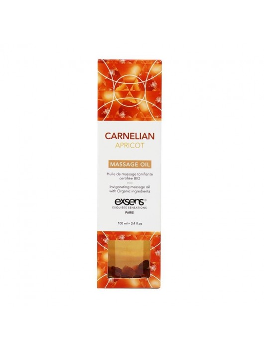 Органическое массажное масло CARNELIAN APRICOT - 100 мл. - Exsens - купить с доставкой в Севастополе
