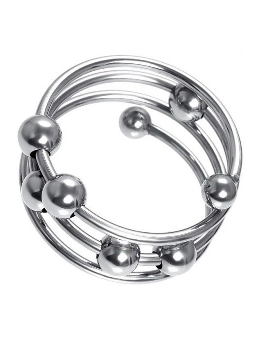 Большое металлическое кольцо под головку пениса - ToyFa - купить с доставкой в Севастополе