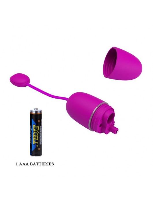 Лиловое виброяйцо Nymph с управлением через приложение - Baile