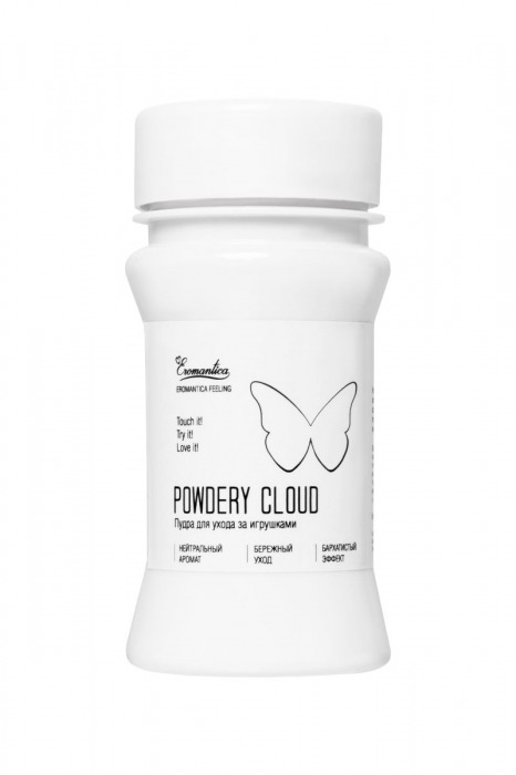 Пудра для ухода за игрушками Powdery Cloud с нейтральным ароматом - 40 гр. - Eromantica - купить с доставкой в Севастополе