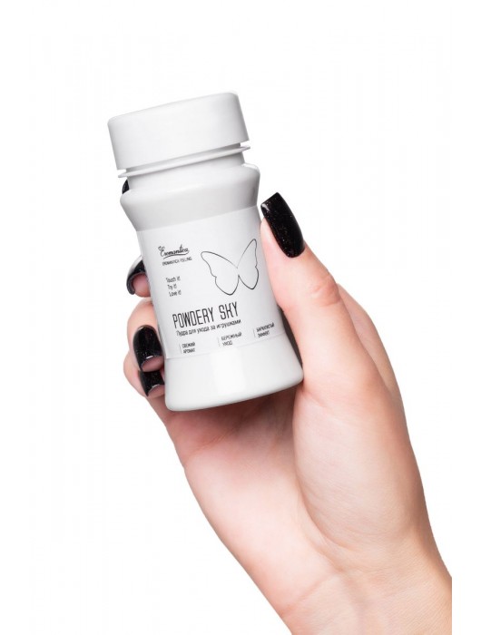 Пудра для ухода за игрушками Powdery Sky с ароматом мяты - 40 гр. - Eromantica - купить с доставкой в Севастополе