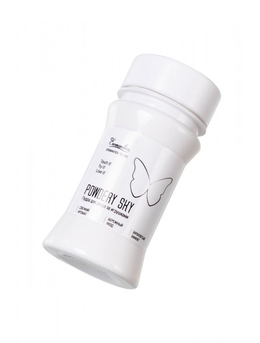 Пудра для ухода за игрушками Powdery Sky с ароматом мяты - 40 гр. - Eromantica - купить с доставкой в Севастополе