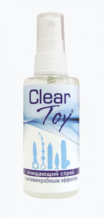 Очищающий спрей Clear Toy с антимикробным эффектом - 100 мл. - Биоритм - купить с доставкой в Севастополе