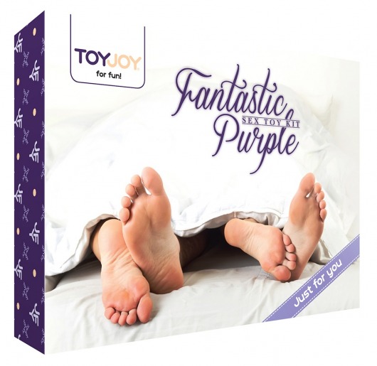 Эротический набор FANTASTIC PURPLE SEX TOY KIT - Toy Joy - купить с доставкой в Севастополе