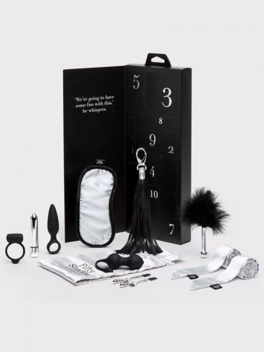 Эротический набор Pleasure Overload 10 Days of Play Gift Set - Fifty Shades of Grey - купить с доставкой в Севастополе