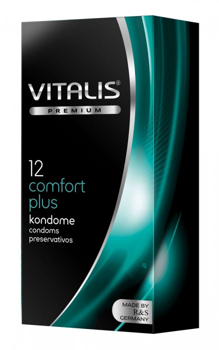 Контурные презервативы VITALIS PREMIUM comfort plus - 12 шт. - Vitalis - купить с доставкой в Севастополе