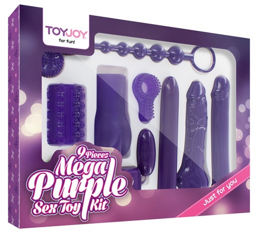 Эротический набор Toy Joy Mega Purple - Toy Joy - купить с доставкой в Севастополе