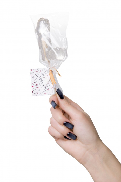 Прозрачный леденец в форме фаллоса со вкусом пина колады - Sosuчki - купить с доставкой в Севастополе