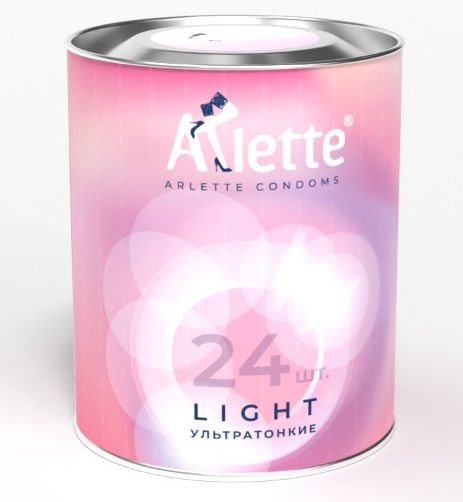 Ультратонкие презервативы Arlette Light - 24 шт. - Arlette - купить с доставкой в Севастополе