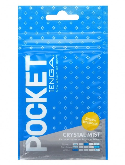 Карманный мастурбатор Crystal Mist - Tenga - в Севастополе купить с доставкой
