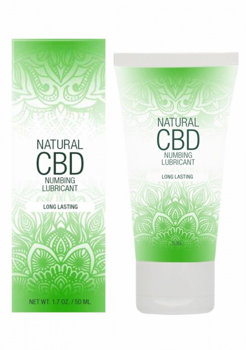 Лубрикант с пролонгирующим эффектом Natural CBD Numbing Lubricant - 50 мл. - Shots Media BV - купить с доставкой в Севастополе