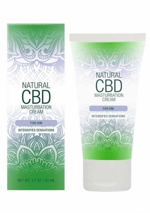 Крем для мастурбации для мужчин Natural CBD Masturbation Cream For Him - 50 мл. - Shots Media BV - купить с доставкой в Севастополе