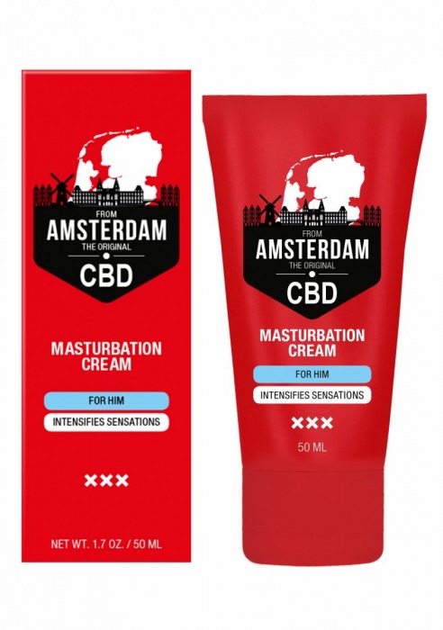 Крем для мастурбации для мужчин CBD from Amsterdam Masturbation Cream For Him - 50 мл. - Shots Media BV - купить с доставкой в Севастополе