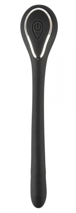 Черный гибкий уретральный стимулятор с вибрацией Vibrating Bendable Dilator - 13,5 см. - Orion - купить с доставкой в Севастополе
