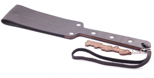 Гладкий мягкий удлиненный пэддл с заклепками - 32 см. - Crazy Handmade - купить с доставкой в Севастополе