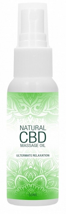 Массажное масло Natural CBD Massage Oil - 50 мл. - Shots Media BV - купить с доставкой в Севастополе