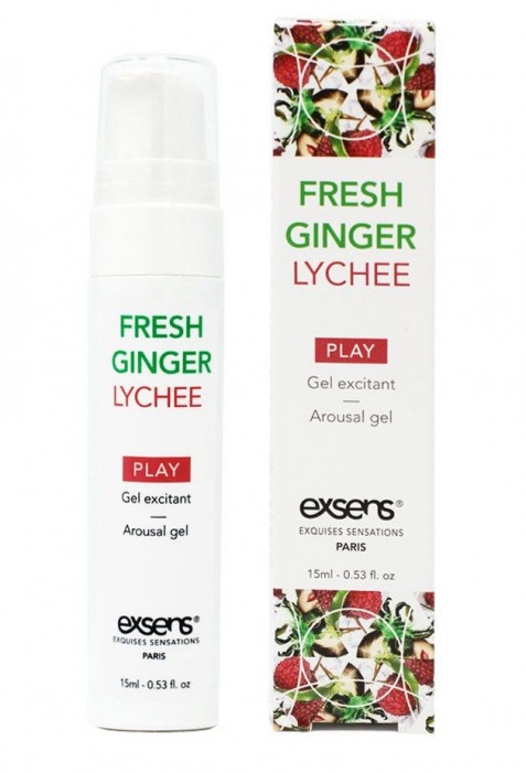 Возбуждающий гель Fresh Ginger Lychee Arousal Gel - 15 мл. - Exsens - купить с доставкой в Севастополе