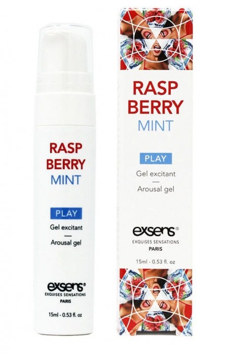 Возбуждающий гель Raspberry Mint с ароматом малины и мяты - 15 мл. - Exsens - купить с доставкой в Севастополе