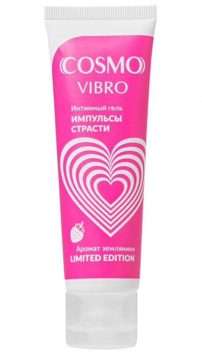 Возбуждающий гель на водно-силиконовой основе Cosmo Vibro с ароматом земляники - 50 гр. - Биоритм - купить с доставкой в Севастополе