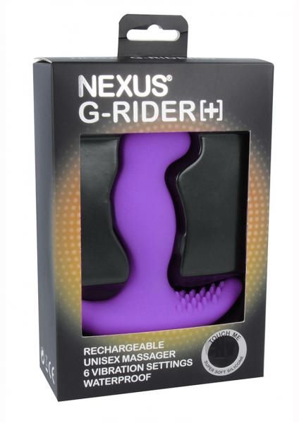 Фиолетовый вибромассажер простаты Nexus G-Rider+ - 12,6 см. - Nexus Range - в Севастополе купить с доставкой