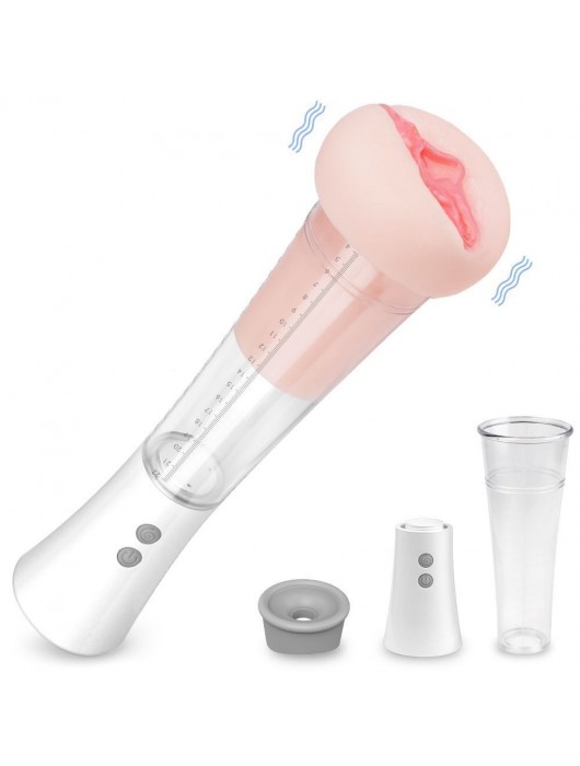 Автоматическая вакуумная помпа с реалистичной мягкой вставкой Max Kit - S-HANDE - в Севастополе купить с доставкой