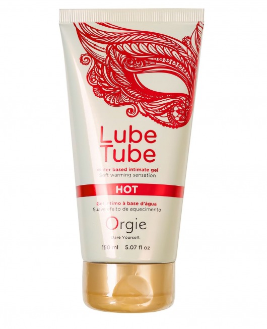 Интимный гель на водной основе Lube Tube Hot с разогревающим эффектом - 150 мл. - ORGIE - купить с доставкой в Севастополе