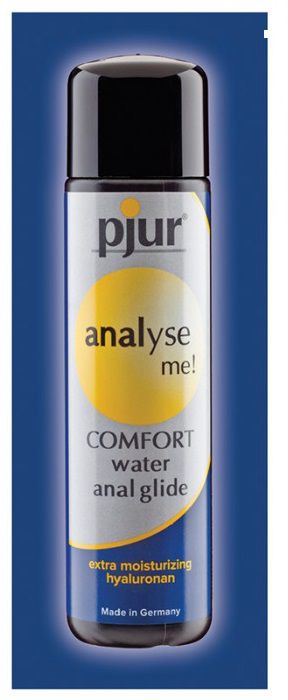 Анальный лубрикант pjur ANALYSE ME Comfort Water Anal Glide - 2 мл. - Pjur - купить с доставкой в Севастополе