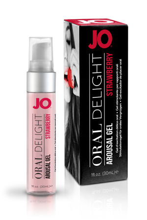 Клубничный лубрикант для оральных ласк Oral Delight Strawberry Sensation - 30 мл. - System JO - купить с доставкой в Севастополе