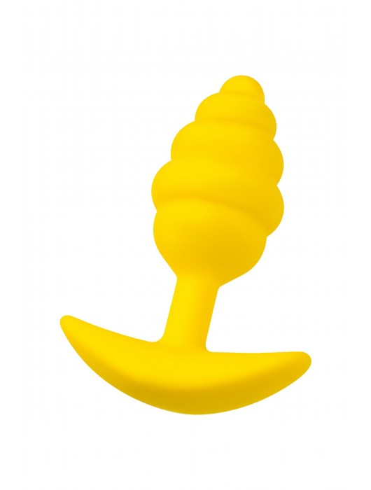 Желтая анальная втулка Vikki - 9 см. - Eromantica