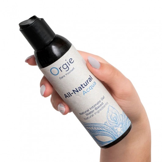 Интимный гель на водной основе Orgie All-Natural Acqua - 150 мл. - ORGIE - купить с доставкой в Севастополе