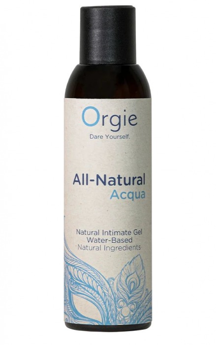Интимный гель на водной основе Orgie All-Natural Acqua - 150 мл. - ORGIE - купить с доставкой в Севастополе