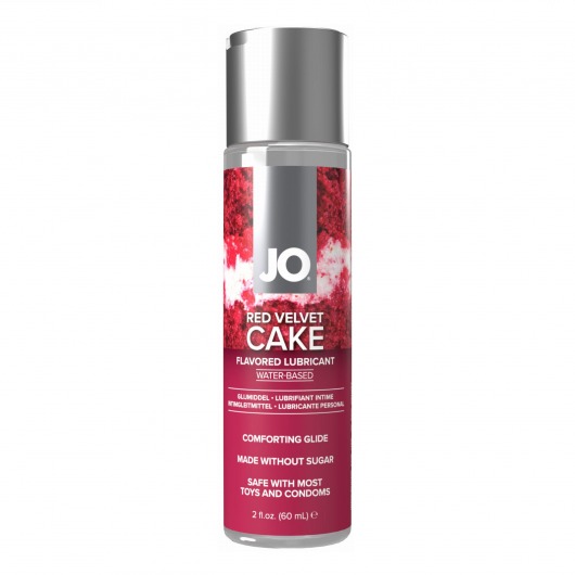 Лубрикант на водной основе JO H2O Red Velvet Cake Flavored Lubricant - 60 мл. - System JO - купить с доставкой в Севастополе