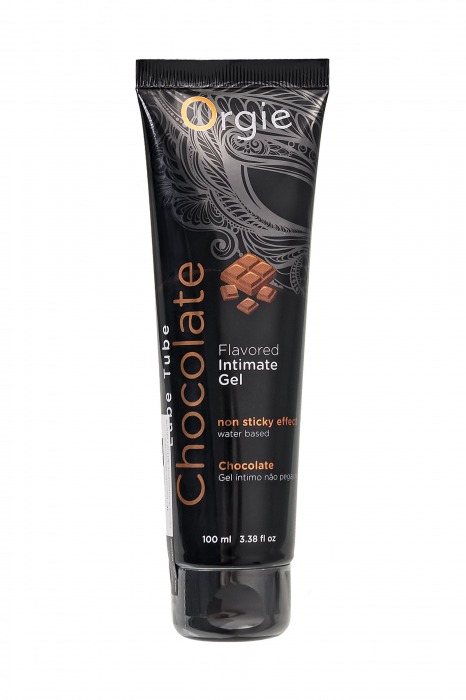 Интимный гель на водной основе Lube Tube Chocolate с шоколадным вкусом - 100 мл. - ORGIE - купить с доставкой в Севастополе