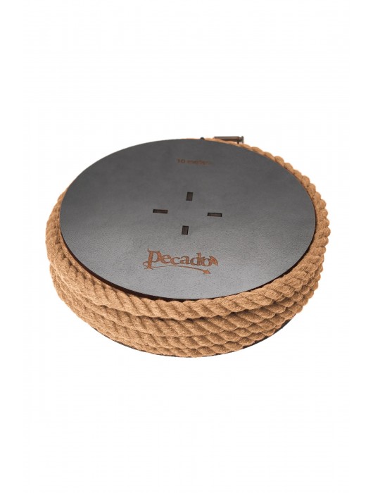 Джутовая веревка для шибари на катушке - 10 м. - Pecado - купить с доставкой в Севастополе