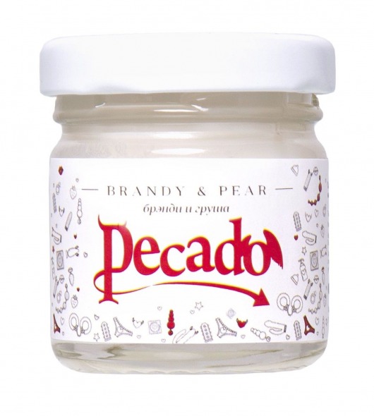 Массажная свеча Brandy   Pear - 35 мл. - Pecado - купить с доставкой в Севастополе