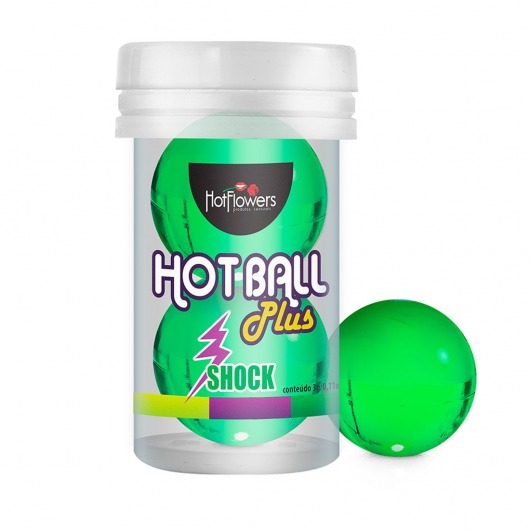 Лубрикант на силиконовой основе Hot Ball Plus с покалывающим эффектом (2 шарика по 3 гр.) - HotFlowers - купить с доставкой в Севастополе